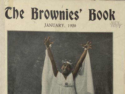 Book cover featuring a young black girl wearing a white dress, cape, and crown. The cape is tied at her wrists, which reach up, and she stands on her tiptoes, head tilted and smiling.