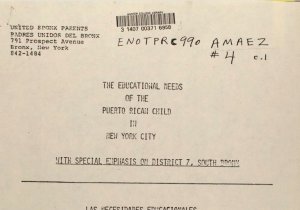 Report cover page