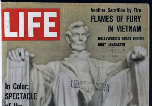 A. Philip Randolph and Bayard Rustin in front of the Lincoln Memorial
